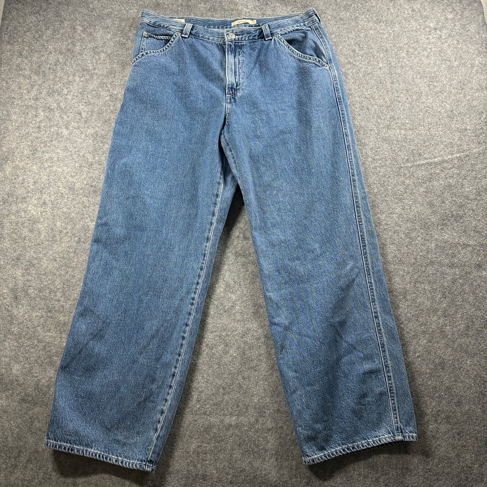 Levis Baggy Dad Carpenter Jeans Womens 31 (fits 34x29) Wide Leg Utility Workwear